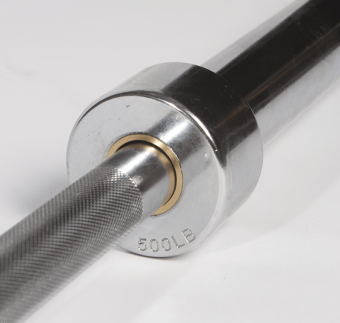 Гриф олимпийский Original Fit.Tools FT-OB-1500LBS прямой 86", до 679 кг, с упорным подшипником