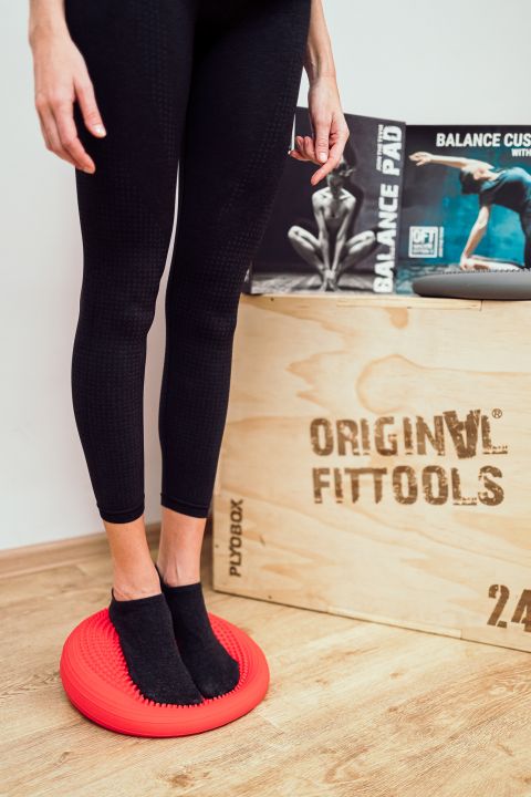 Балансировочная подушка Original FitTools (красный)