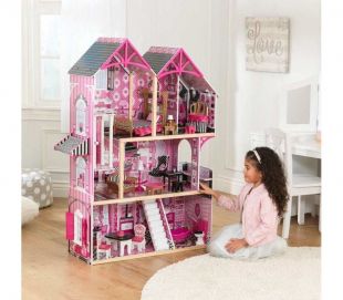 Кукольный домик с мебелью для Барби Kidkraft Белла (65944)