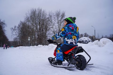 Электроснегокат WHITE SIBERIA BELЁК 800W