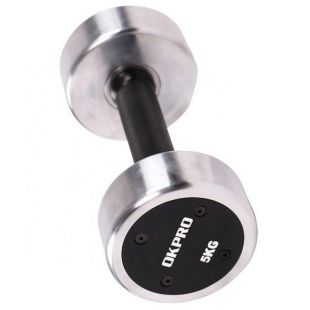 Гантельный ряд хромированный OKPRO OK1033C (от 2,5 до 25 кг, шаг 2,5 кг)