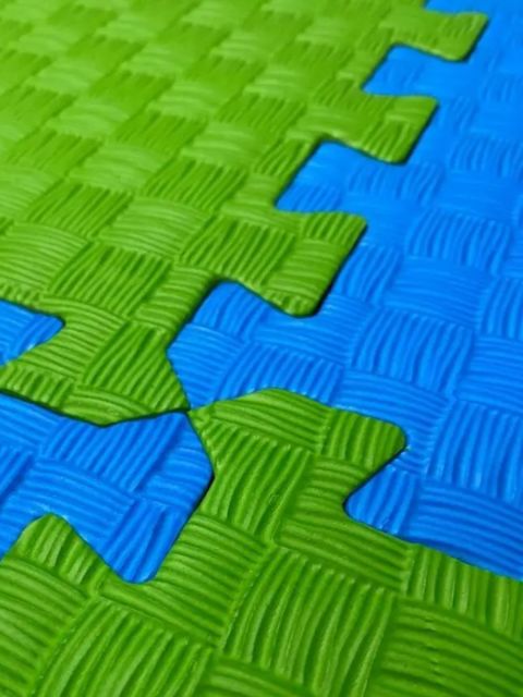 Будо маты 10 мм, 50х50 см EcoCover (4 шт., 1 кв.м)