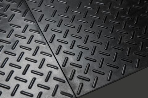 Резиновая плитка Трансформер 16 мм 500*500 мм чёрная